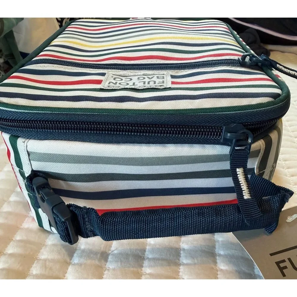 New!!  Fulton Bag Company Stripe Lunchbox